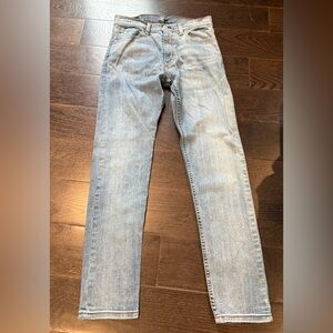 Levi's 512 Light Blue Denim Jeans with Leather Patch 29/30